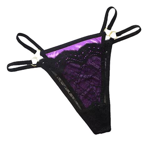 Lingerie Feminina De Renda Calcinhas Cordão Dental Calcin Parcelamento sem juros