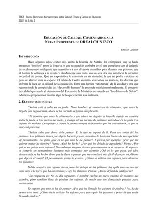 Educaci N De Calidad E Gautier Pdf