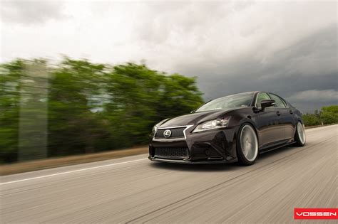 Classy Custom Lexus GS Put on Machined Vossen Wheels — CARiD.com Gallery