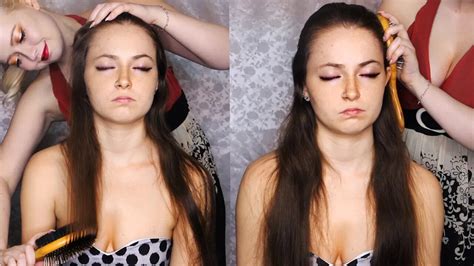 Gorgeous Long Hair Brushing ASMR Fair Lauren Ultra Relaxing Scalp