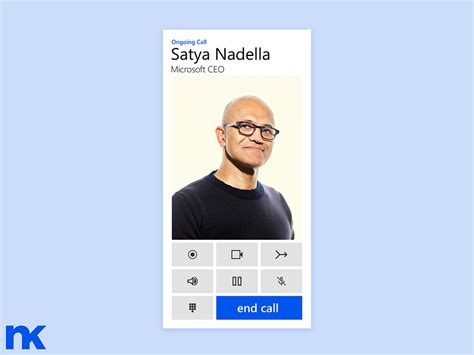 Ongoing Call UI - Daily UI Design #73 by Nirmal Rohit on Dribbble