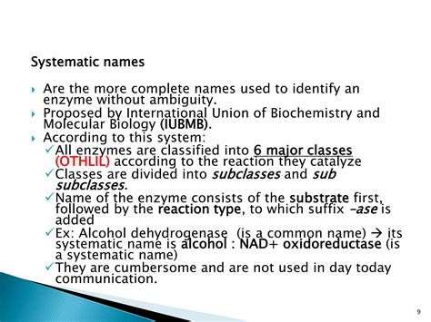 brief description on enzymes and biological catalysis | PPT 