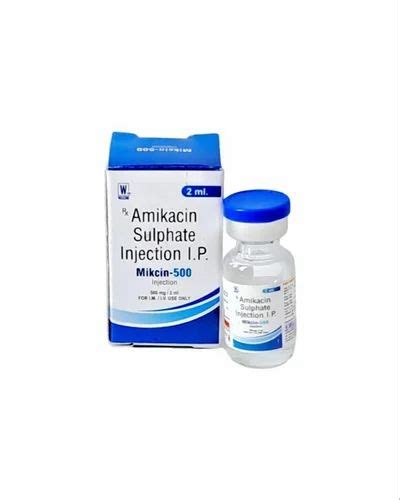 Amikacin Sulphate Injection IP 500 Mg 2ml At Rs 135 Box In Raipur