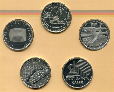 Bundesrepublik Deutschland Germany Frg X Euro Silber Gedenkm Nzen