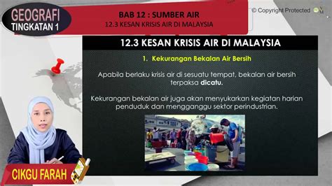 F1 GEO 12 03 Kesan Krisis Air Di Malaysia My E Tuition