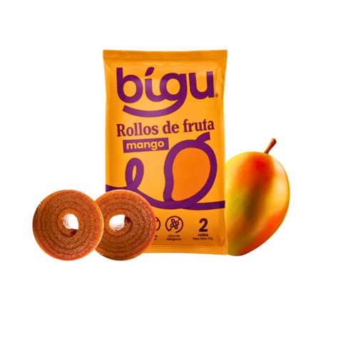 Rollitos De Fruta Mango 25g Bigu SNACKCLUB