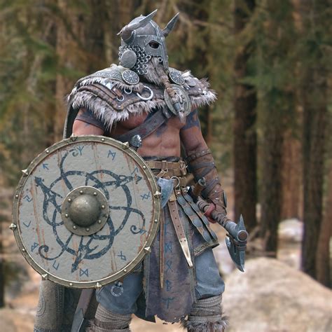 Viking Character Pbr Rigged 3d Model Viking Character Viking Armor