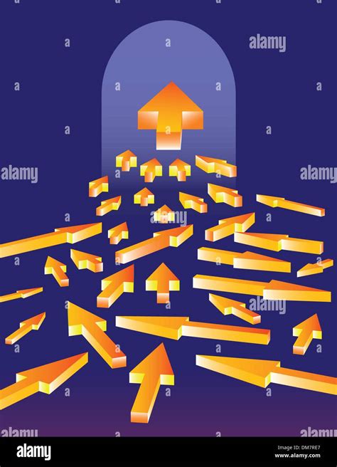 Arrows Traffic Jam Stock Vector Image Art Alamy