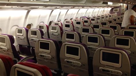 Economy Cabin Malaysia Airlines Airbus A330 300 Brisbane A Photo On