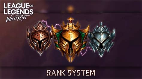 Rank System League Of Legends Wild Rift YouTube