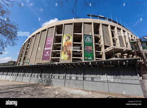 Barcelona FC Camp Nou football stadium, Barcelona, Spain Stock Photo - Alamy