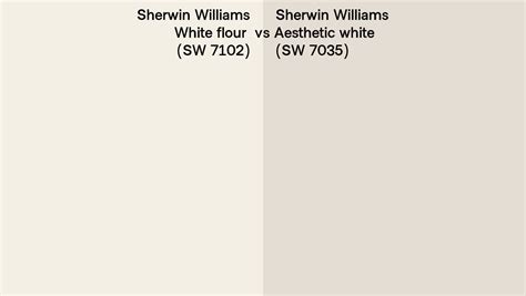 Sherwin Williams White Flour Vs Mint Condition Color Side By Side Hot