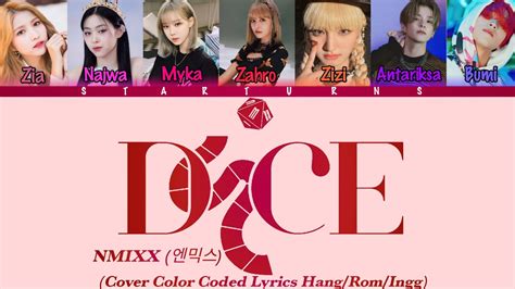 Dice Nmixx Cover By Star Turns Cover Color Coded Lyrics