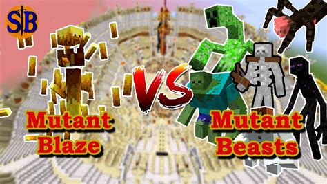 Mutant Blaze Mutant More Vs Mutant Monsters Minecraft Mob Battle