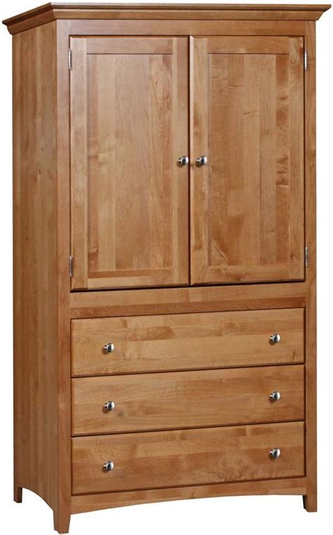 Archbold Furniture Alder Shaker Armoire Appliance Center Of Toledo