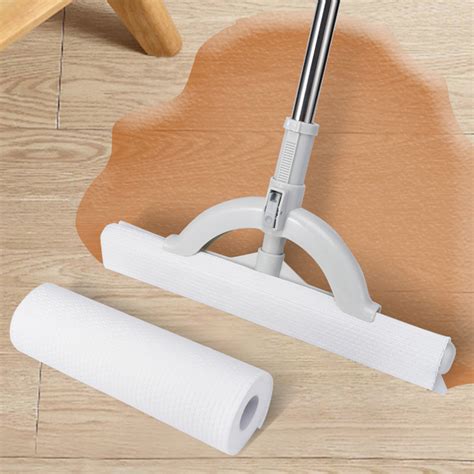 Floor Squeegee Rubber Squeegee With Long Telescopic Household Cleaning