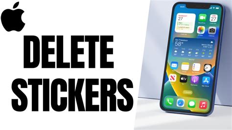 How To Delete Stickers From IPhone YouTube