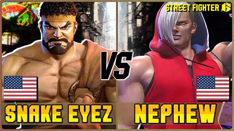 Street Fighter Snake Eyez Ryu Vs Nephew Ed Sf Rank Match