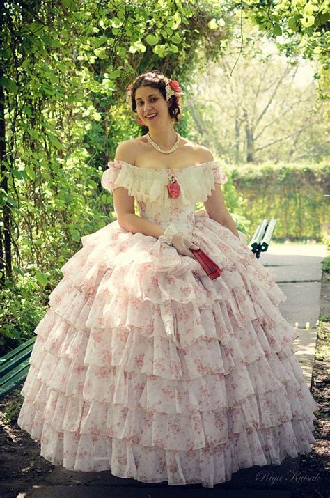 Victorian Crinoline Ball And Wedding Gown Etsy Australia Victorian