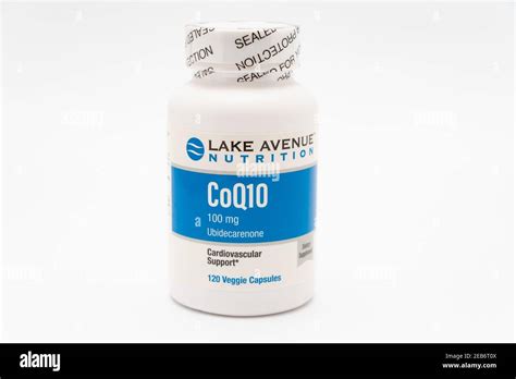 Lake Avenue Nutrition CoQ10 USP grade 100 mg 120 veggie capsules ...