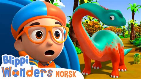 Den St Rste Dinosauren Blippi Wonders Norske Tegneserier For Barn