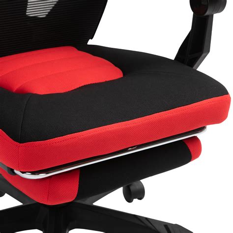 Homcom Homcom Fauteuil Gaming Chaise Gamer Dossier Et Hauteur R Glable