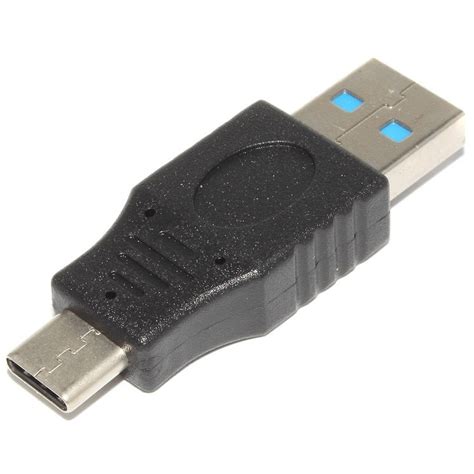 Переходник (адаптер) с USB 3.0 (папа) на USB 3.1 Type C (папа)