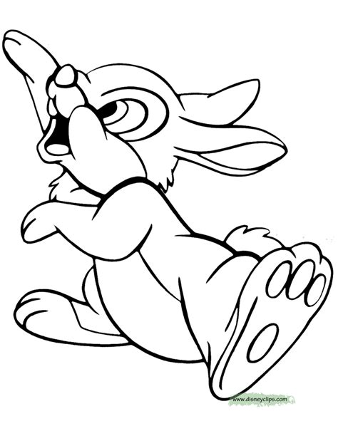 Free Printable Thumper Coloring Pages