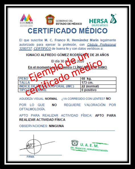 Certificado Medico Escolar Laboral Y Deportivo