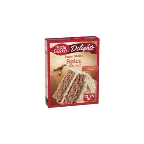 Betty Crocker Delights Super Moist Spice Cake Mix Pack Of 24 24 Pack Kroger