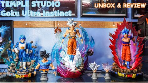 Goku Ultra Instinct Temple Studio Resin Statue Unboxing Youtube