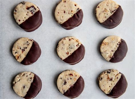 Chocolate Cherry Hazelnut Shortbread Cookies Bakes By Brown Sugar