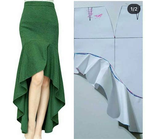 Soruri Sewing Part2 How To Make Mermaid Skirt Pattern Cutting Mermaid