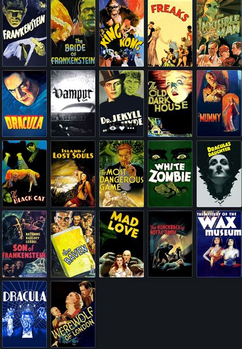 Every 1930's horror movie I've watched, what other 30's should I watch ...