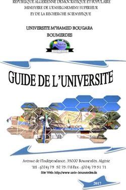 UNIVERSITE M HAMED BOUGARA BOUMERDES REPUBLIQUE ALGERIENNE