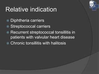 Management Of Tonsillitis Steps Of Tonsillectomy PPT