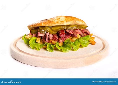 Beef Sandwich Stock Photo - Image: 28974700