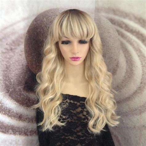 Blonde Wig With Bangs Lace Top 20 This Wig Has A Depop
