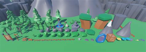 Eegggs Mega Lowpoly Asset Pack V1 Trees Decorations And More