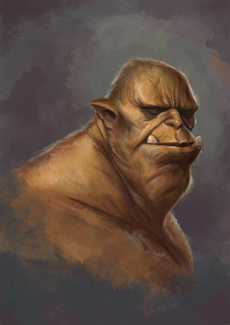 Artstation Orc Study Based In Reference By Dave Rapoza