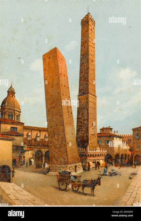 Bologna - Leaning Towers Stock Photo - Alamy