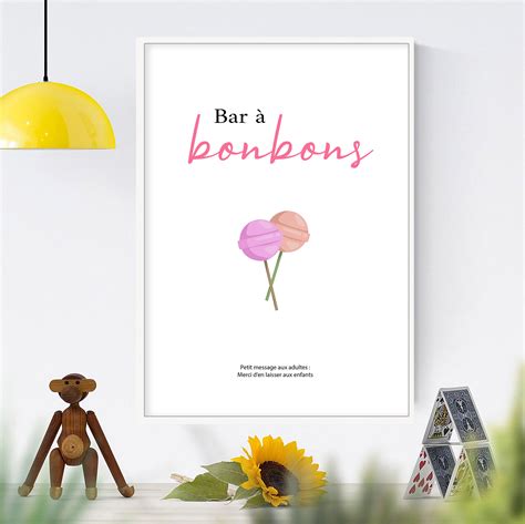 AFFICHE BAR A BONBONS TOUTES LES AFFICHES AFFICHES FAMILLE