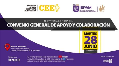 EnVivo Firma del convenio general de apoyo y colaboración de la