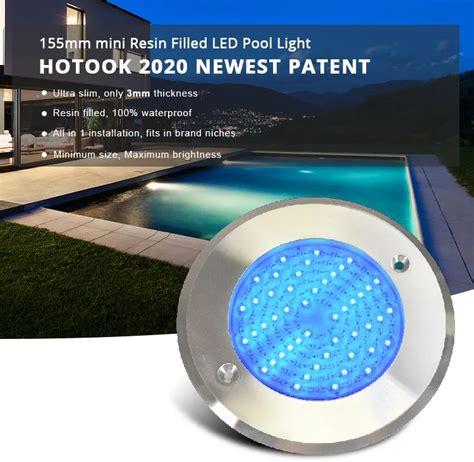 Hotook Patented Lamp Pool Retrofit Ip Sea Water Swimmingpool Led