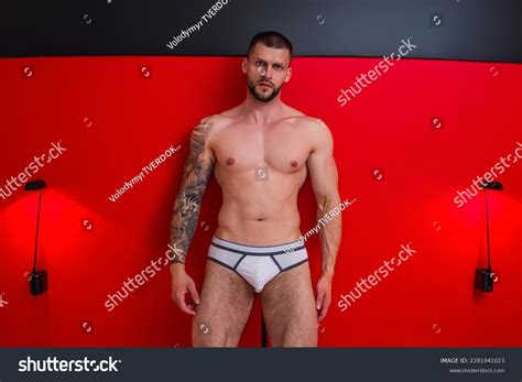 Mans Naked Body Muscular Shoulders Naked Stock Photo 2281941023 Shutterstock