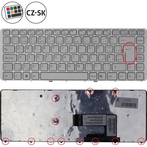 Sony Vaio PCG-7173L Klávesnice pro notebook - CZ / SK | Terahertz CZ s.r.o.