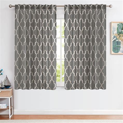 Buy Jinchan Moroccan Tile Print Curtains For Bedroom Curtain Quatrefoil