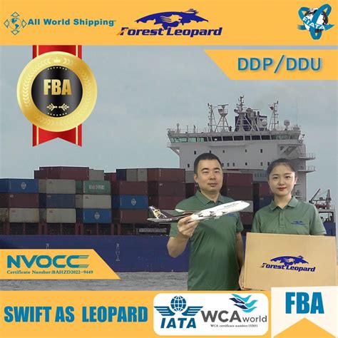 Ddp Logistic Amazon Fba Cargo Freight Forwarder Shipping Service From