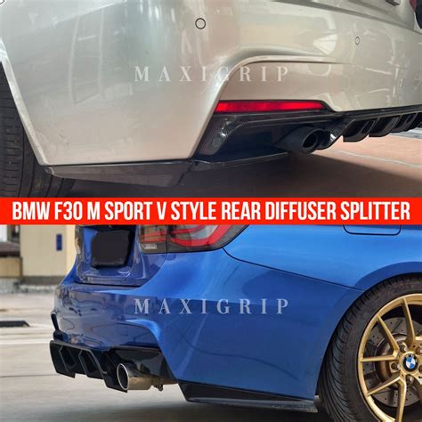 Bmw F30 Rear Diffuser Splitter Vorsteiner Style Mad Style Diffuser F30 Accessories Bumper