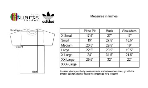 Adidas Size Guide